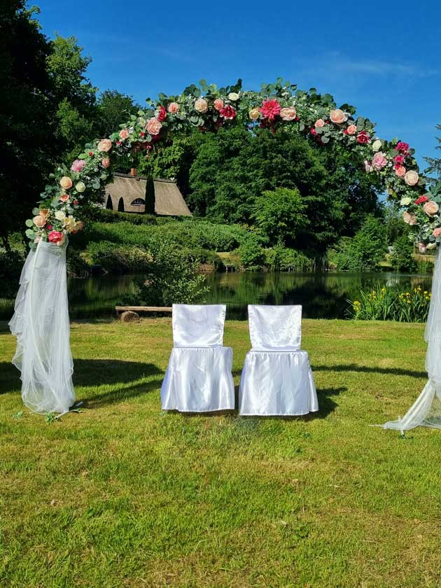 freie trauung forsthaus wingst traubogen see - Hochzeiten